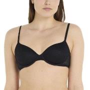 Calvin Klein BH Sheer Marquisette Demi T-shirt Bra Svart polyamid D 80...