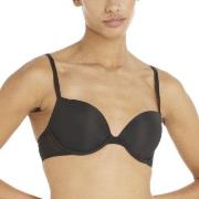 Calvin Klein BH Sheer Marquisette Push Up Bra Svart B 85 Dame