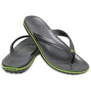 Crocs Crocband Flip Unisex Svart/Grønn US M7/W9 (EU 39-40)