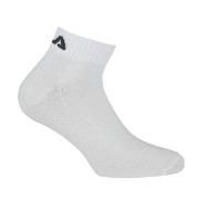 FILA Strømper 3P Quarter Plain Socks Hvit Str 35/38