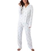 PJ Salvage Playful Prints Long Pyjamas Hvit Mønster Small Dame