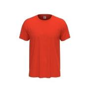 Stedman Classic Men T-shirt Oransje/Rød bomull Medium Herre