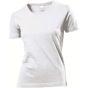 Stedman Classic Women T-shirt Hvit bomull X-Small Dame