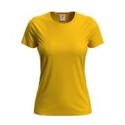 Stedman 4P Classic Women T-shirt Sennepsgul bomull Medium Dame