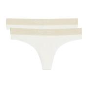 Marc O Polo Casual Thong Truser 2P Hvit bomull X-Small Dame