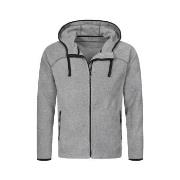 Stedman Power Fleece Jacket For Men Grå polyester XX-Large Herre