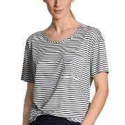 Calida Circular Sleep T-shirt Hvit/Marine tencel XX-Small Dame