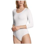 Calida Natural Comfort Bodysuit Hvit bomull Medium Dame