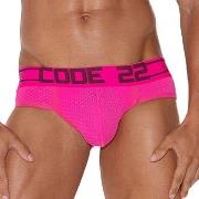 Code 22 Motion Push-Up Brief Sjokk Rosa Large Herre