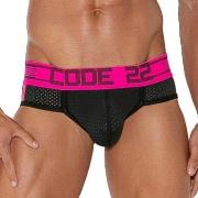 Code 22 Motion Push-Up Brief Svart/Rosa Large Herre