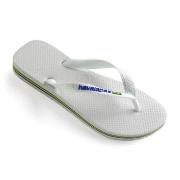 Havaianas Brasil Logo Hvit Str 37/38 Herre