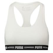 Puma BH Iconic Racer Back Bra Hvit X-Large Dame