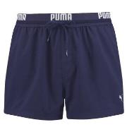 Puma Badebukser Logo Short Length Swim Shorts Marine polyester Small H...