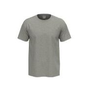 Stedman Comfort Men T-shirt Lysgrå bomull X-Large Herre