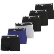 adidas 18P Active Flex Cotton Trunks Svart/Blå bomull Small Herre