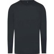 JBS of Denmark Wool Long Sleeve T-shirt Svart ull Small Herre