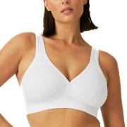 NATURANA BH Athleisure Soft Bra Hvit bomull D 80 Dame