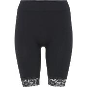Decoy Long Shorts With Lace Svart S/M Dame