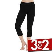 Decoy Seamless Capri Leggins Svart S/M Dame