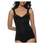 Mey Emotion Elegance Top With Lace Svart 46 Dame