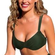 Wiki Basic Adjustable Bikini Top Mørkgrørnn  C 85 Dame