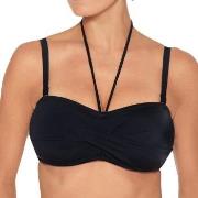 Wiki Basic Bandeau Bikini Top Svart F 85 Dame