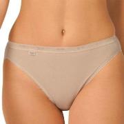 Sloggi Truser 2P Basic Plus Tai Briefs Beige bomull 42 Dame