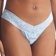 Hanky Panky Truser 2P Daily Lace Low Rise Thong Lysblå nylon One Size ...