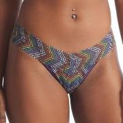 Hanky Panky Truser 3P Printed Low Rise Thong Multi-colour-2 nylon One ...