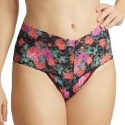 Hanky Panky Truser 2P Signature Lace Print Retro Thong Mixed nylon One...