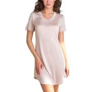 Lady Avenue Silk Jersey Nightgown Champagne silke XX-Large Dame