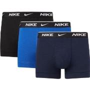 Nike 6P Everyday Essentials Cotton Stretch Trunk Svart/Blå bomull X-La...