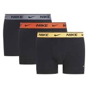 Nike 9P Everyday Essentials Cotton Stretch Trunk D1 Svart/Grå/Rød bomu...