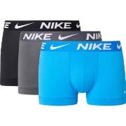 Nike 9P Everyday Essentials Micro Trunks D1 Grå/Blå polyester Large He...
