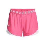 Under Armour 3P Play Up Shorts 3.0 Mørkrosa polyester Large Dame