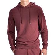 Bread and Boxers Organic Cotton Men Hooded Shirt 2P Vinrød  Medium Her...