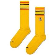 Happy socks Strømper 2P Bear With Me Crew Sock Gul Mønster modal Str 4...