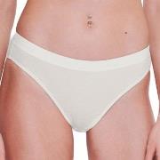 Sloggi Truser 2P GO Casual High Leg Briefs Benhvit bomull Small Dame