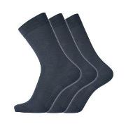 Dovre Strømper 3P Cotton Socks Marine Str 45/48 Herre