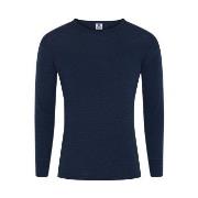 Dovre Wool Long Sleeve T-Shirt Marine ull XX-Large Herre