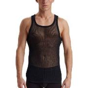 Dovre Wool Mesh Tank Top Svart ull X-Large Herre