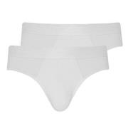 Jockey 2P Microfiber Air Brief Hvit polyamid Small Herre