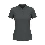 Stedman Lux Short Sleeve Polo For Women Mørkgrå  bomull Medium Dame