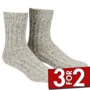 Damella Strømper Wool Sock Grå Str 36/40 Dame