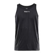 Craft Rush Singlet M Svart polyester X-Small Herre