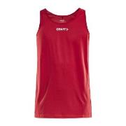 Craft Rush Singlet M Rød polyester Medium Herre