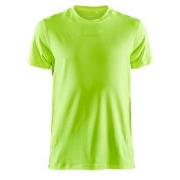 Craft ADV Esssence SS Tee M Limegrønn polyester X-Small Herre