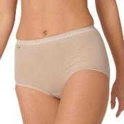 Sloggi Truser 2P Basic Plus Maxi Briefs Beige bomull 38 Dame