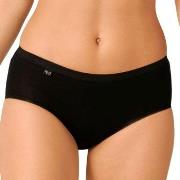 Sloggi Truser 2P Basic Plus Midi Briefs Svart bomull 50 Dame