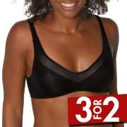 Sloggi BH 2P Oxygene Infinite Soft Bra Svart Small Dame